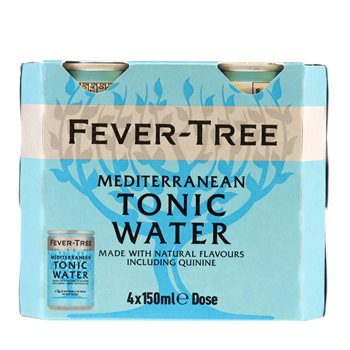 Fever-træ Middelhavet tonic vand 4x150 ml ds. + indbetaling