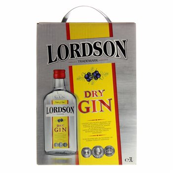 Lordson Gin Bag in Box 37.5% 3 l.