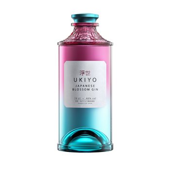 Ukiyo japansk blommor gin 0,7L 40%