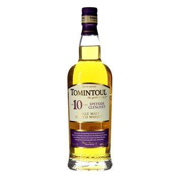 Tomintoul 10yo enkelt malt whisky 40% 0,7 l.