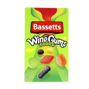 Bassett's Sour Winegums 800 G