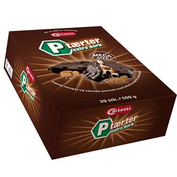 Carletti P-Tarts dunkel 500 g.