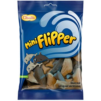 Cloetta Mini Flipper regaliz de 120 g.