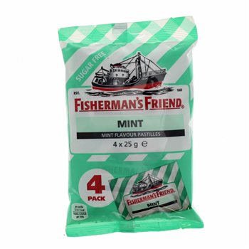 Fisherman's Friend Mint Green Stripe 4-pack 100 g