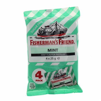 Fisherman's Friend Mint Green Stripe 4-Pack 100 g