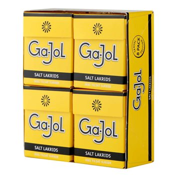 Ga-Jol Yellow Salted Licorice 8x23 g