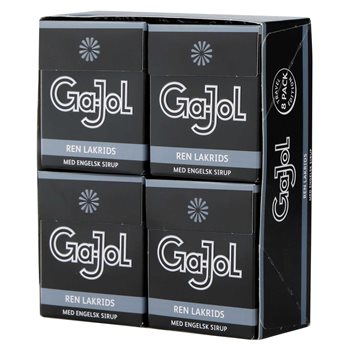 Ga-Jol Black Pure Licorice 8x23 g