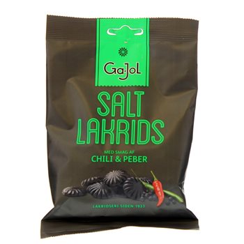 Gajol lakris chili og pepper 140 g