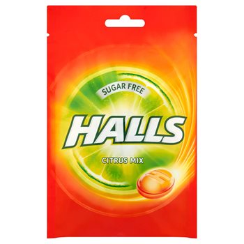 Halls frukt 65 g