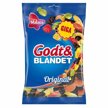 Malaco bra og blandet original 900 g