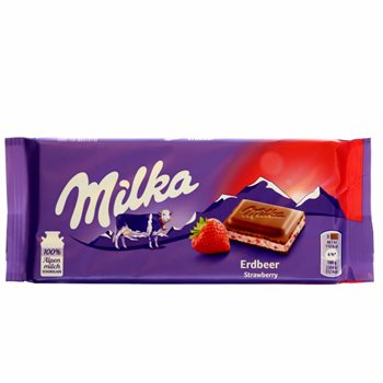 Yogur de fresa Milka 100 g