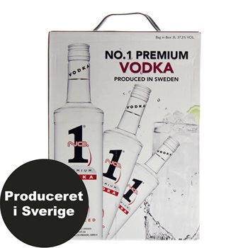 No.1 Vodka premium 37,5% 3 l. Bib