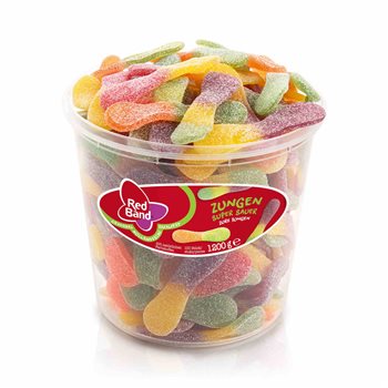 Rød bånd Sour Tongues 1200 G