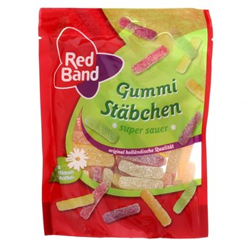 Red Band Gummi Stäbchen Super Sauer 200G