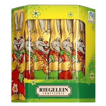 Riegelein Pasqua Bunny Solid 10-Pack 125 G