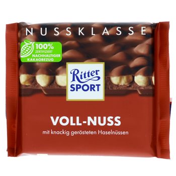 Ritter Sport Milk with whole nuts 100g