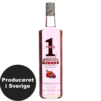 No.1 Vodka Premium Raspberry/Blueberry 37.5% 1 L.