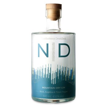 Norrbottens Distillery - Mountain Dry Gin 43,5% 0,5 L.