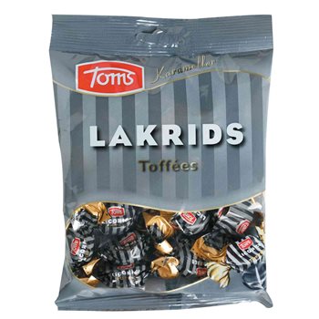 Toms lakrids karameller 160 g