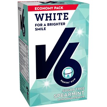 V6 White Spearmint Economy package 72 g