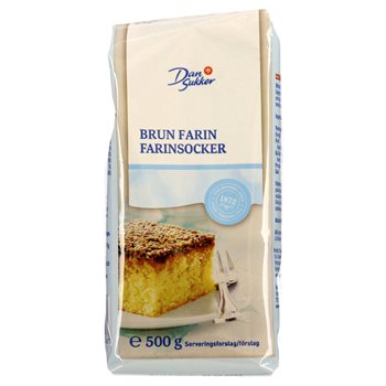 Dansukker Brown Farin 500 g