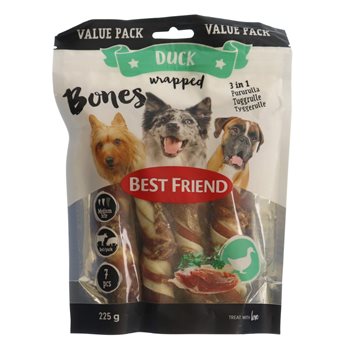 Mejor amigo Bones 3in1 Duck 225 g. 7 PC.