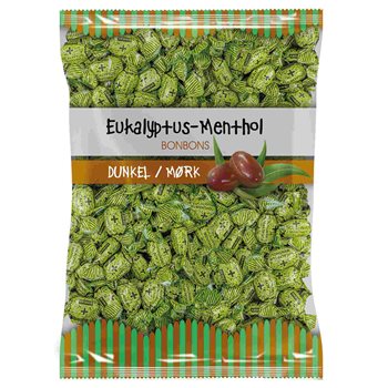 Menthol eukalyptus mørk 1000 g