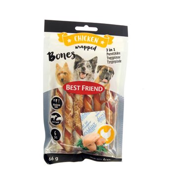 Mejor amigo Bones 3in1 Chewing Sticks 6 PCS. 66 g